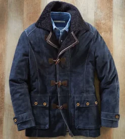 Comstock u0026 Co Comstock & Co Goat Suede Zip Jacket- Leather & Suede