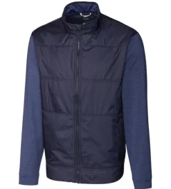 Cutter u0026 Buck Cutter & Buck Drytec Stealth Full Zip Wind Knit- Cardigans