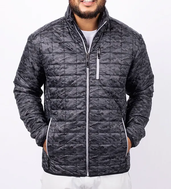 Cutter u0026 Buck Cutter & Buck Rainier Primaloft Printed Puffer Jacket- Casual & Active