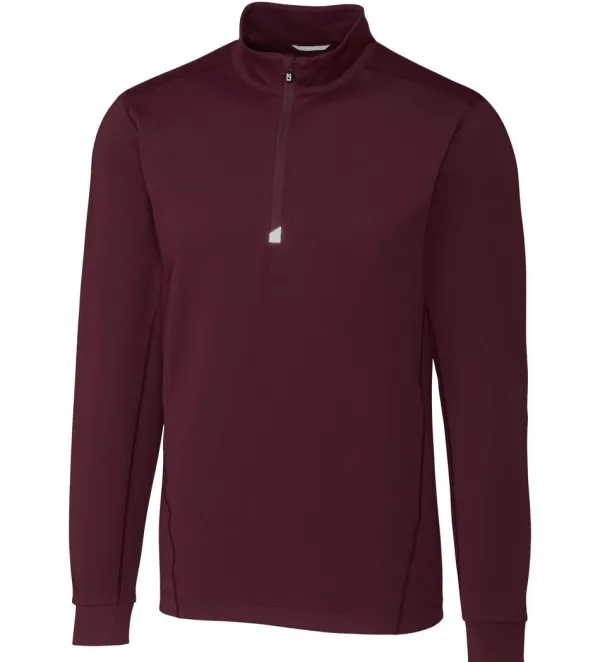 Cutter u0026 Buck Cutter & Buck Traverse Interlock Half Zip Pullover- Pullovers & Layers
