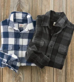 Faherty Buffalo Check Legend Sweater Shirt- Long Sleeve Sport Shirts