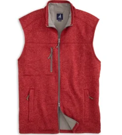 Johnnie-O Wes Fleece Vest- Vests