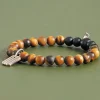 Kenton Michael Pendant Tiger Eye Bracelet- Miscellaneous