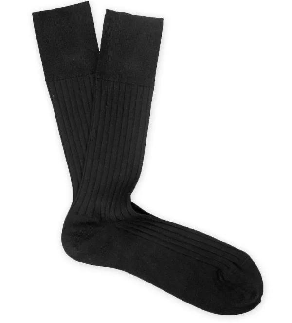 Marcoliani Ribbed Anklet Dress Sock- Socks