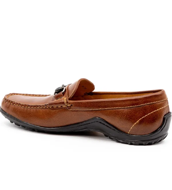 Martin Dingman Bill Horse Bit Leather Loafer- Dress Shoes