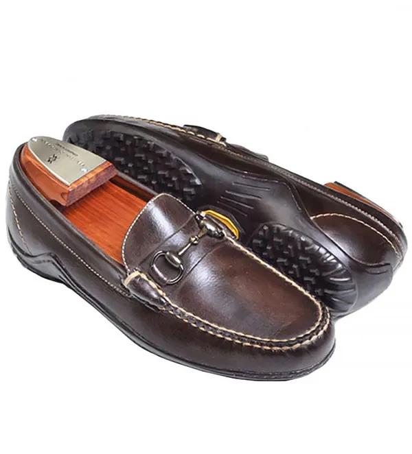 Martin Dingman Bill Horse Bit Leather Loafer- Casual Shoes
