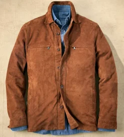 Patrick James Anthony Suede Shirt Jacket- Leather & Suede