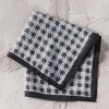 Patrick James Houndstooth Pocket Square- Pocket Squares