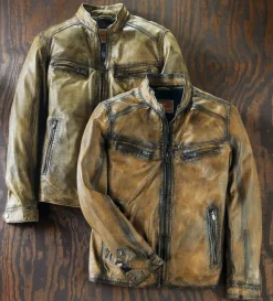 Patrick James Lambskin Blouson Jacket- Leather & Suede