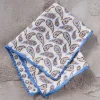 Patrick James Paisley Silk Pocket Square- Pocket Squares