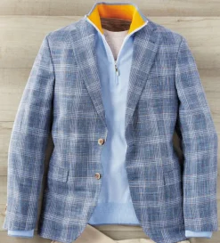 Patrick James Plaid Sport Coat- Sport Coats