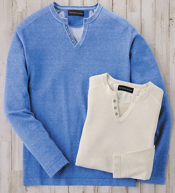 Patrick James Reversible Venley Sweater- Pullovers & Layers