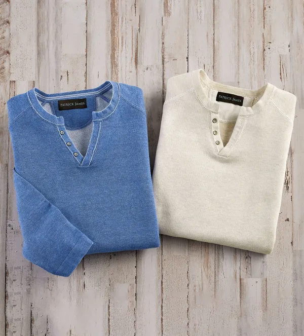 Patrick James Reversible Venley Sweater- Pullovers & Layers
