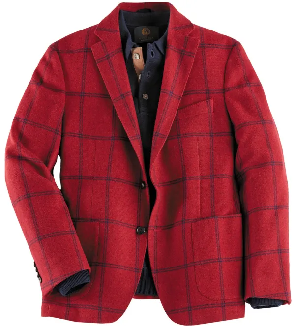 Brent Kestin Inc Patrick James Windowpane Sport Coat- Sport Coats
