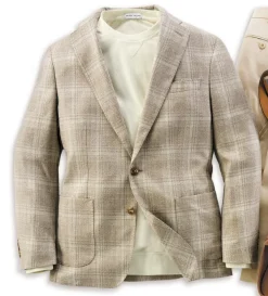 Peter Millar Willard Plaid Soft Coat- Sport Coats