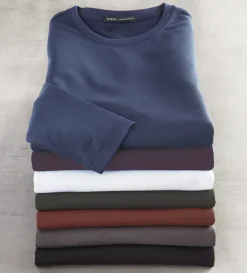 Robert Barakett Georgia Long Sleeve Crewneck- Tees