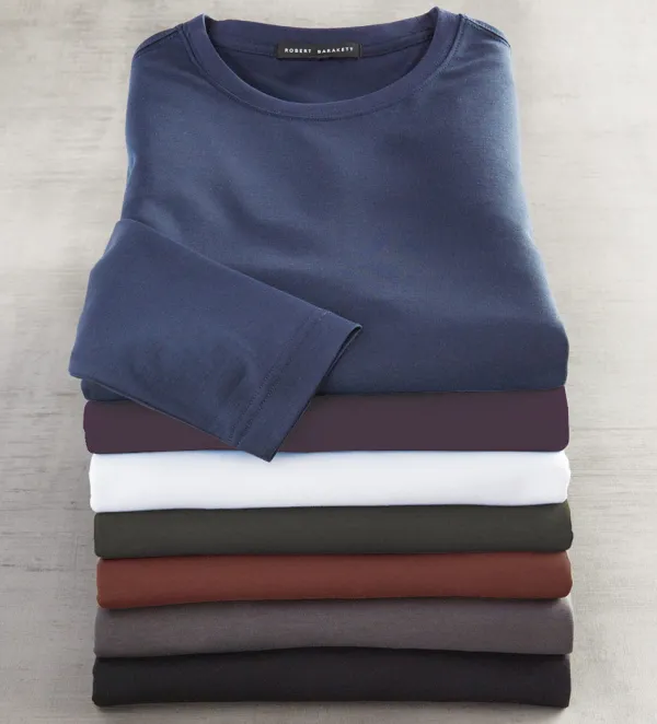 Robert Barakett Georgia Long Sleeve Crewneck- Tees