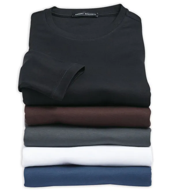 Robert Barakett Georgia Long Sleeve Crewneck- Tees