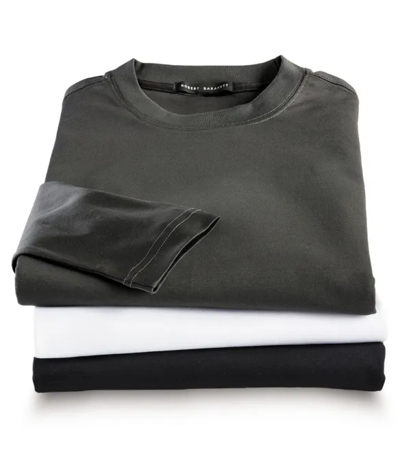 Robert Barakett Georgia Long Sleeve Crewneck- Tees