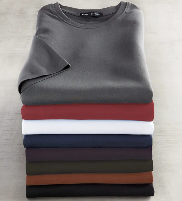 Robert Barakett Short Sleeve Luxury Crewneck Tee Shirt- Tees