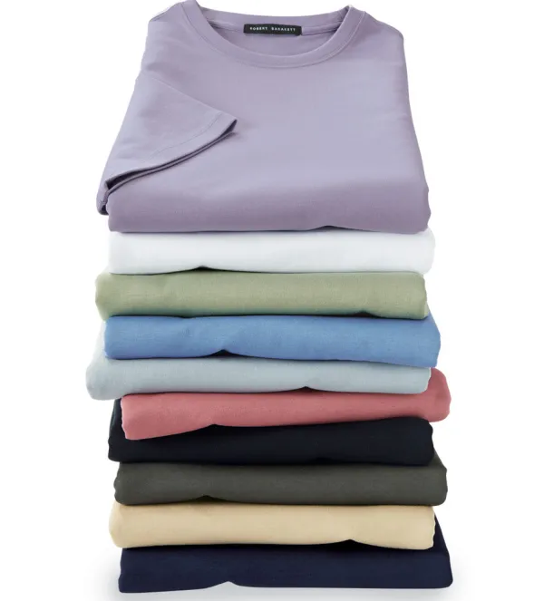 Robert Barakett Short Sleeve Luxury Crewneck Tee Shirt- Tees