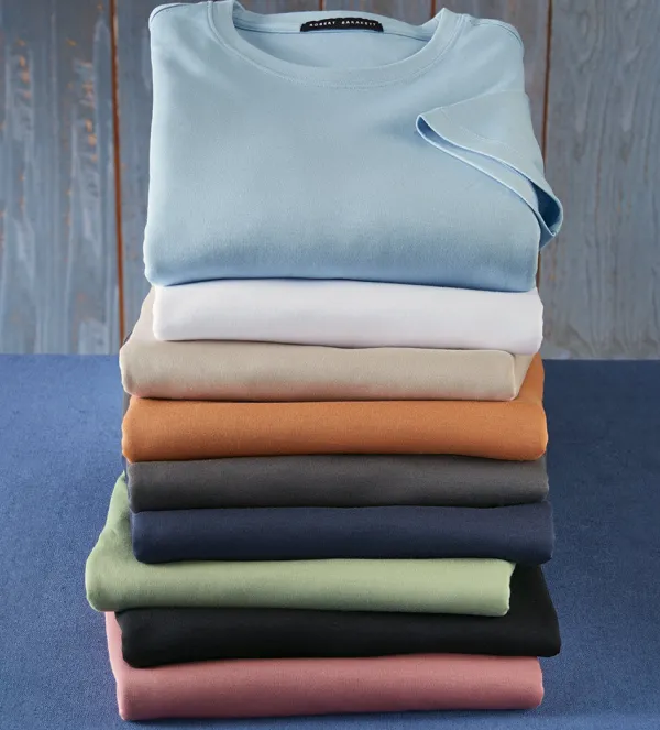 Robert Barakett Short Sleeve Luxury Crewneck Tee Shirt- Tees