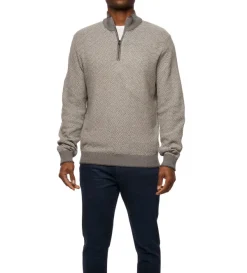 Robert Graham Lattace Mock Quarter Zip- Pullovers & Layers