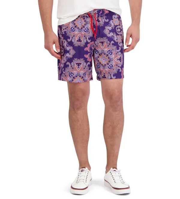 Robert Graham Loki Woven Swim Trunks- Swimwear
