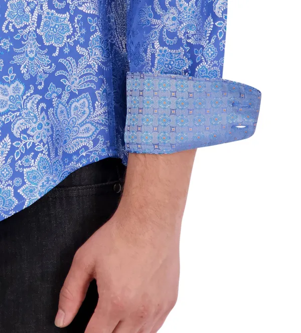 Robert Graham Long Sleeve Portiere Le Shirt- Long Sleeve Sport Shirts