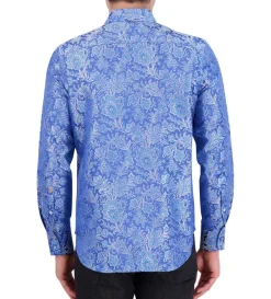 Robert Graham Long Sleeve Portiere Le Shirt- Long Sleeve Sport Shirts