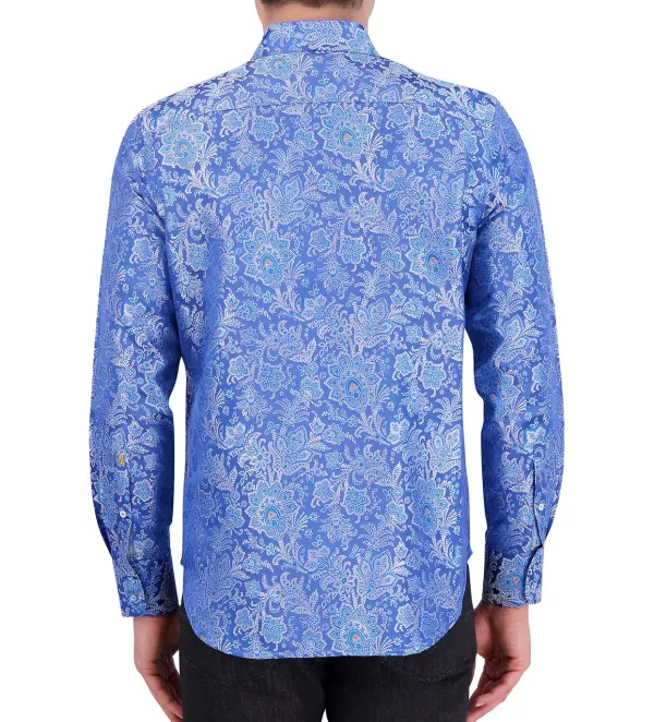 Robert Graham Long Sleeve Portiere Le Shirt- Long Sleeve Sport Shirts