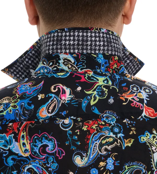 Robert Graham Long Sleeve Electric Reef Shirt- Long Sleeve Sport Shirts
