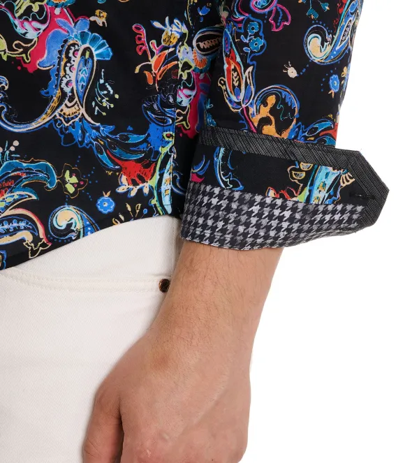 Robert Graham Long Sleeve Electric Reef Shirt- Long Sleeve Sport Shirts