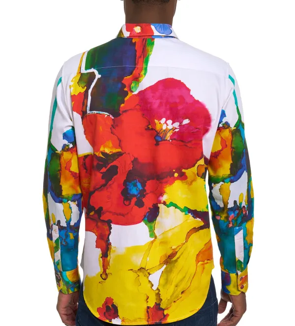 Robert Graham Long Sleeve The Begilded Shirt- Long Sleeve Sport Shirts