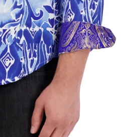 Robert Graham Long Sleeve Jaipore Le Shirt- Long Sleeve Sport Shirts