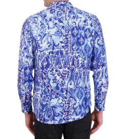 Robert Graham Long Sleeve Jaipore Le Shirt- Long Sleeve Sport Shirts