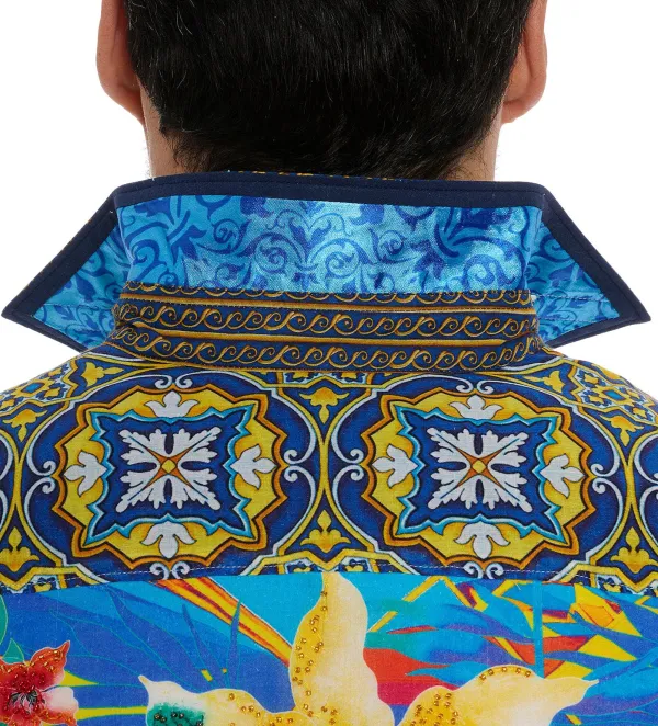 Robert Graham Long Sleeve Toast Coast Shirt- Long Sleeve Sport Shirts