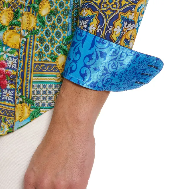 Robert Graham Long Sleeve Toast Coast Shirt- Long Sleeve Sport Shirts