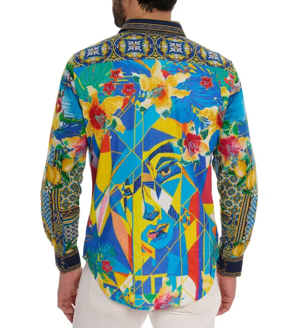 Robert Graham Long Sleeve Toast Coast Shirt- Long Sleeve Sport Shirts
