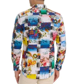 Robert Graham Long Sleeve Koa Woven Shirt- Long Sleeve Sport Shirts