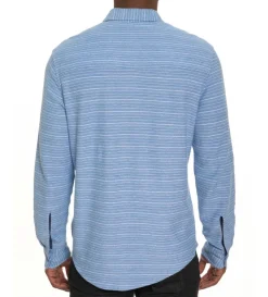 Robert Graham Long Sleeve Adler Knit Shirt- Long Sleeve Sport Shirts