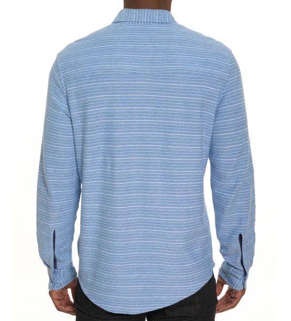 Robert Graham Long Sleeve Adler Knit Shirt- Long Sleeve Sport Shirts