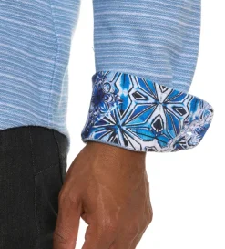 Robert Graham Long Sleeve Adler Knit Shirt- Long Sleeve Sport Shirts