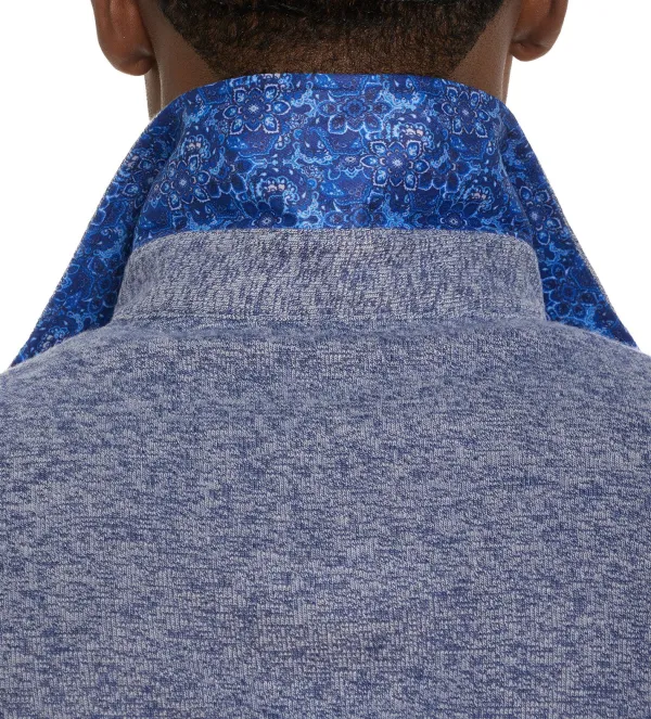 Robert Graham Long Sleeve Ortis Knit Shirt- Long Sleeve Sport Shirts