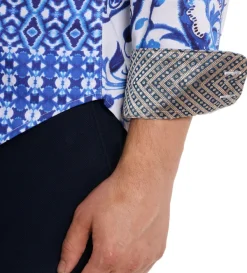 Robert Graham Long Sleeve Thera Le Shirt- Long Sleeve Sport Shirts