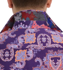 Robert Graham Long Sleeve Casino Royale Shirt- Long Sleeve Sport Shirts