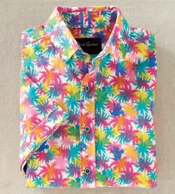 Robert Graham Palm Cove Short Sleeve Sport Shirt- Short Sleeve Sport Shirts