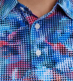 Robert Graham Short Sleeve Storm Watch Polo- Polos & Knits