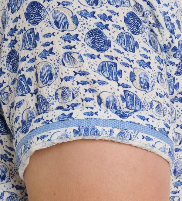 Robert Graham Short Sleeve Fenwick Woven Shirt- Short Sleeve Sport Shirts
