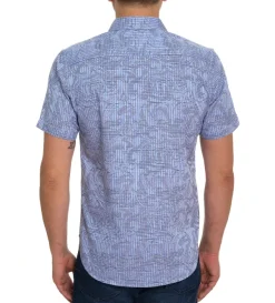 Robert Graham Short Sleeve Rum Swizzle Woven Shirt- Short Sleeve Sport Shirts